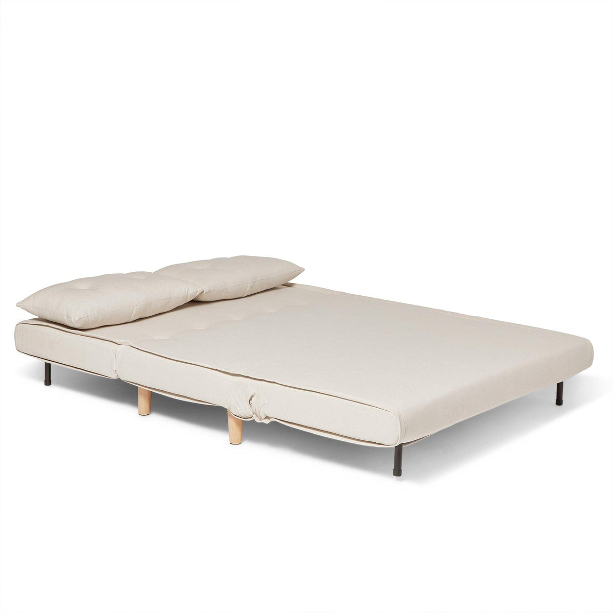 OUTLET - Una 2 Seater Double Sofa Bed - Oatmeal Linen