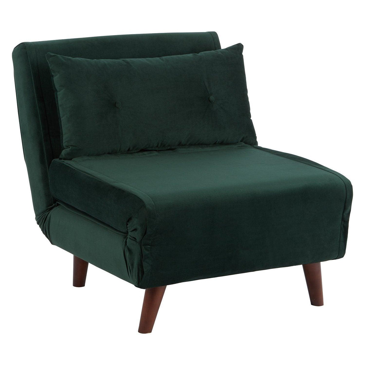 Una Single Sofa Bed - Green Velvet