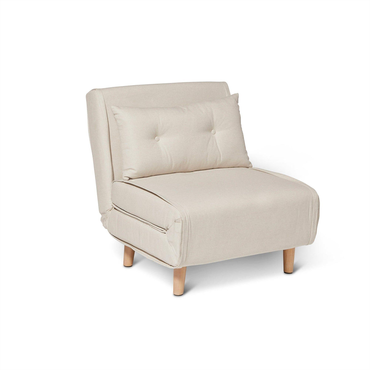 Una Single Sofa Bed - Oatmeal Linen