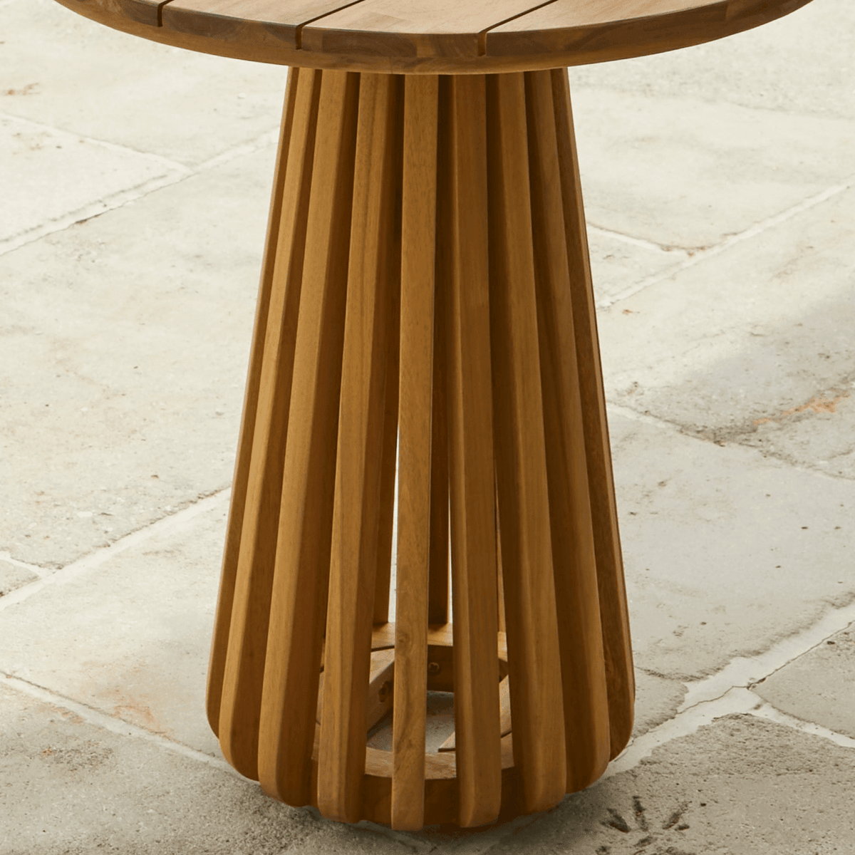 Willow Wooden Garden Side Table - 45cm