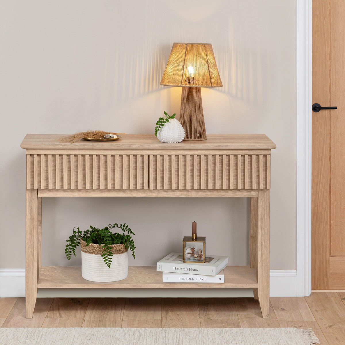 Konduru Medium Natural Jute Table Light