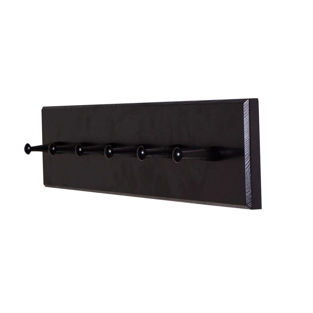 Willow Wooden Coat Rack - Black
