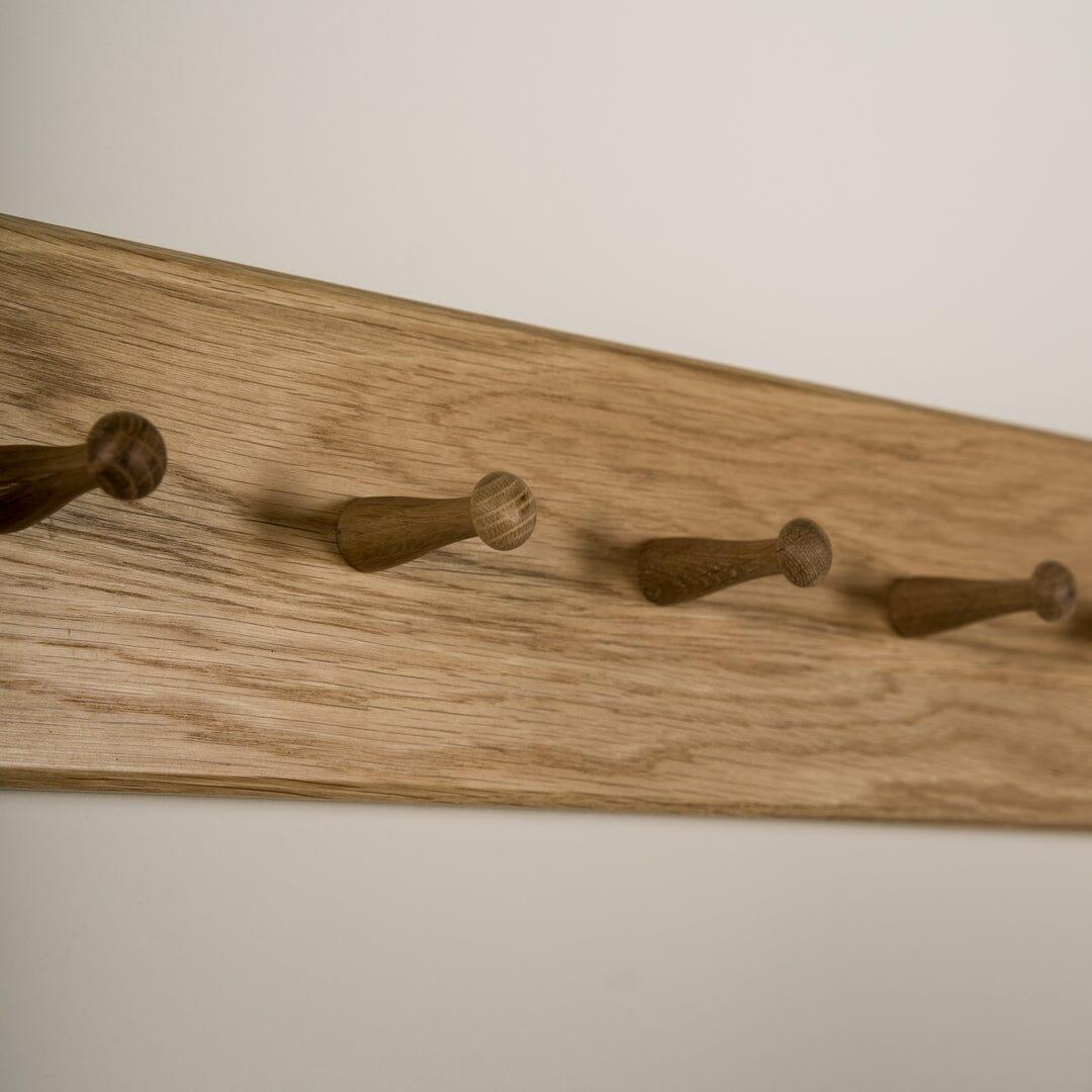 OUTLET - Willow Wooden Coat Rack - Oak
