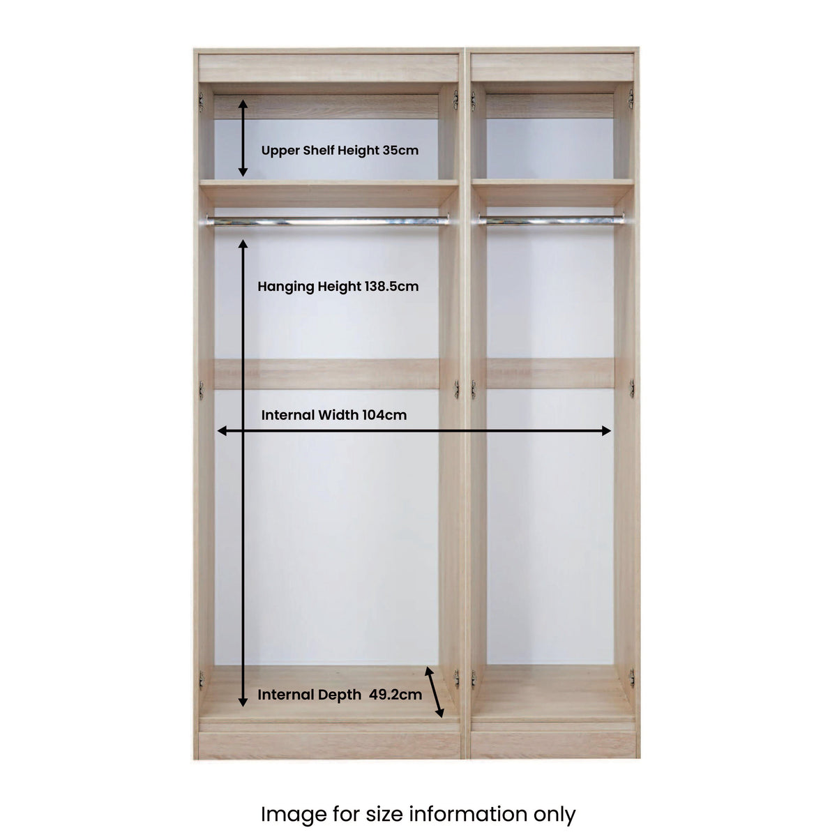 Bramham Grey 3 Door Mirror Wardrobe