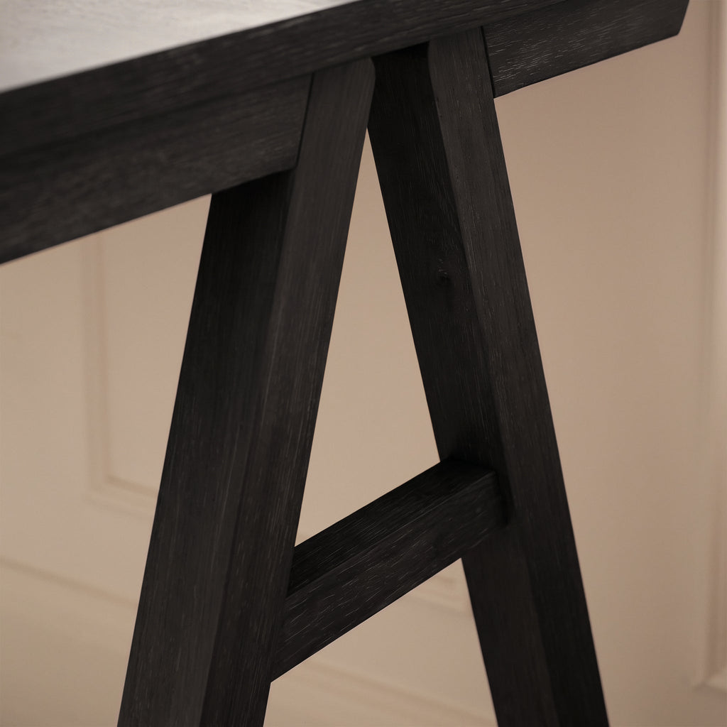 Sabina 100cm Rectangular Desk - Black Oak