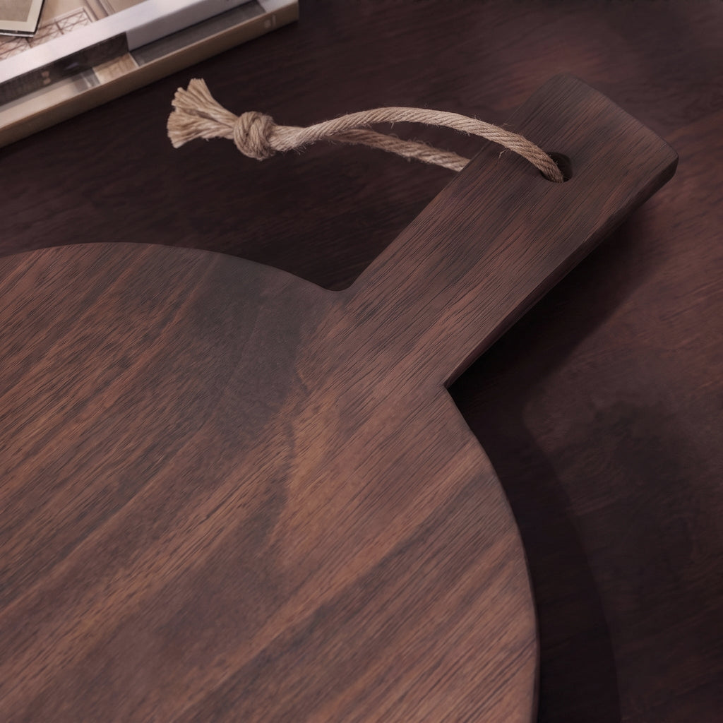 Beenham 50cm Rectangular Wooden Serving Board - Coffee Brown Mango Wood