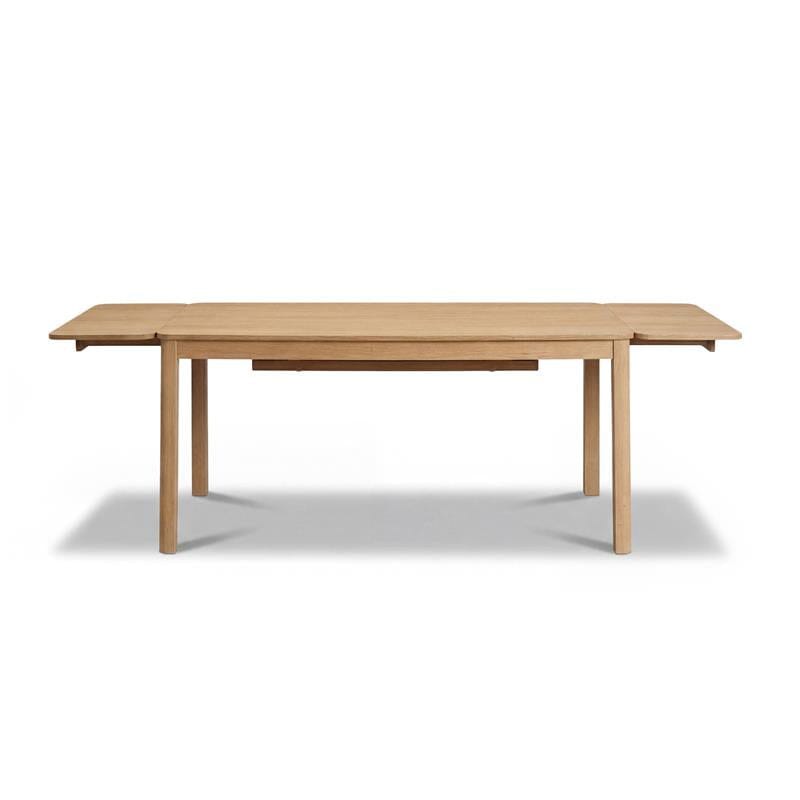 Paul 118-158cm Extending Dining Table & Tilly 150cm Wooden Bench with 2 Tilly 150cm Whitewash Oak Benches