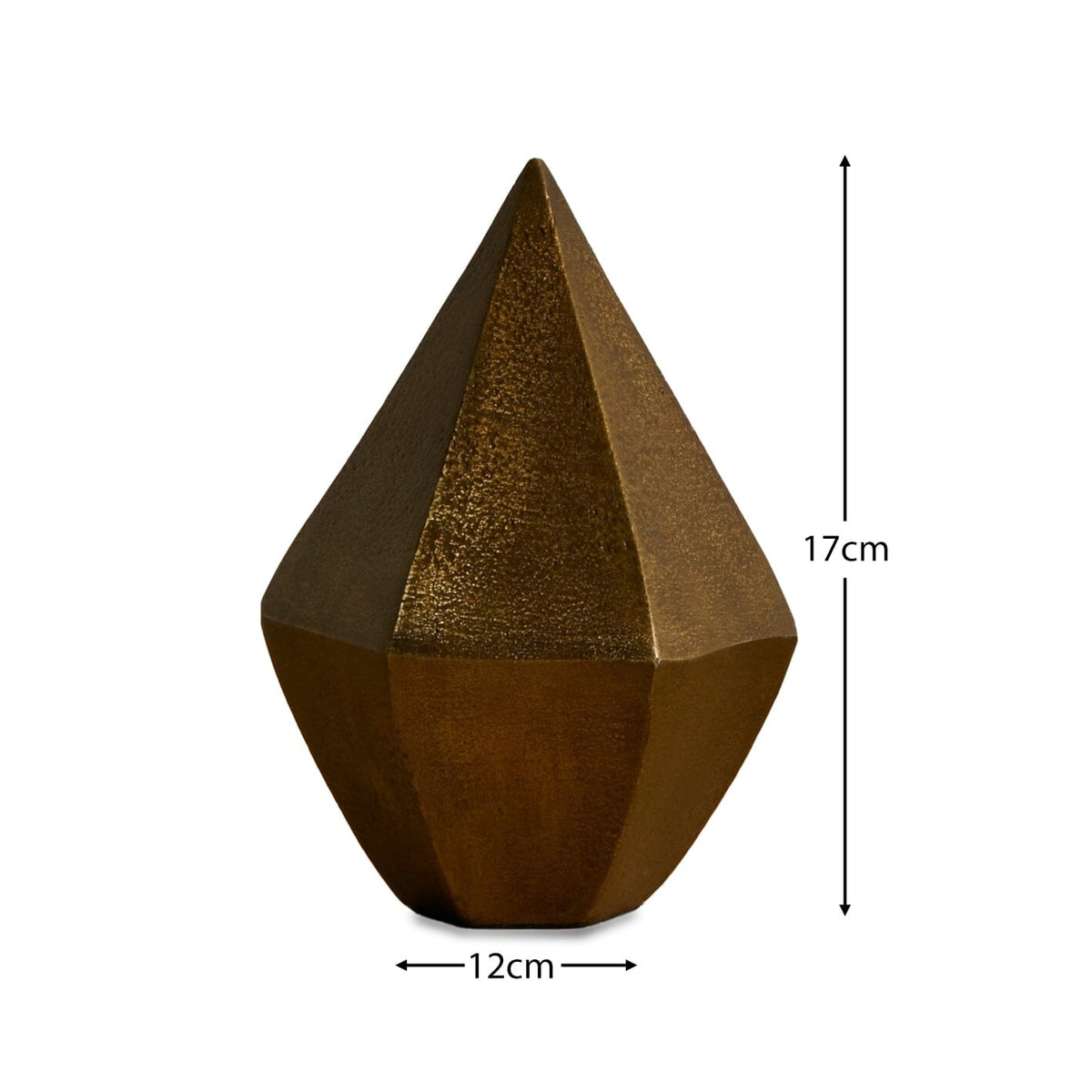 Overton 16.5cm Metal Ornament - Gold