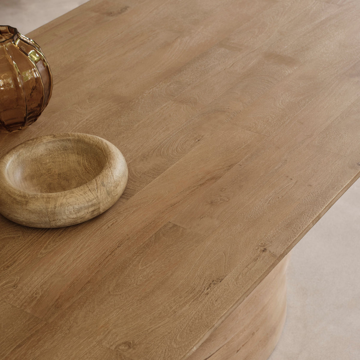 Adam 240cm Almond Brown Oval Dining Table