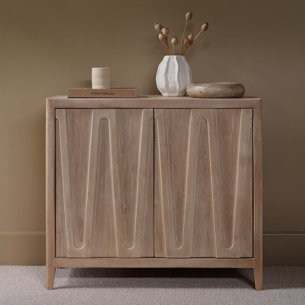Bastian 2 Door Sideboard - Limewash