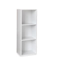 Cara 3 Tier Storage Unit - Chalk White Bookcase