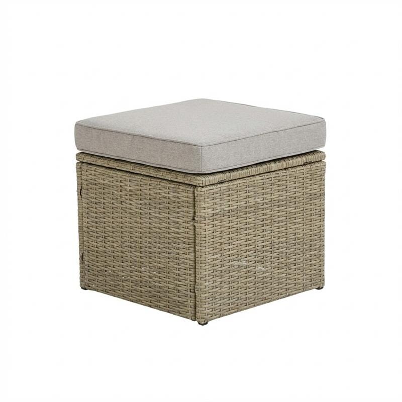 Aston 9 Seater Rattan Garden Corner Dining Set - Light Grey with Polywood Top
