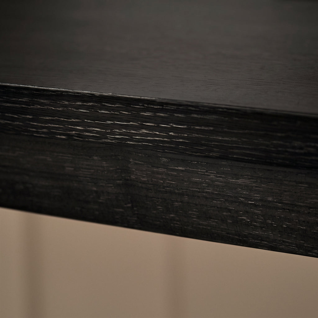 Sabina 100cm Rectangular Desk - Black Oak