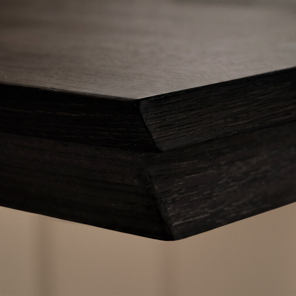 Sabina 100cm Rectangular Desk - Black Oak