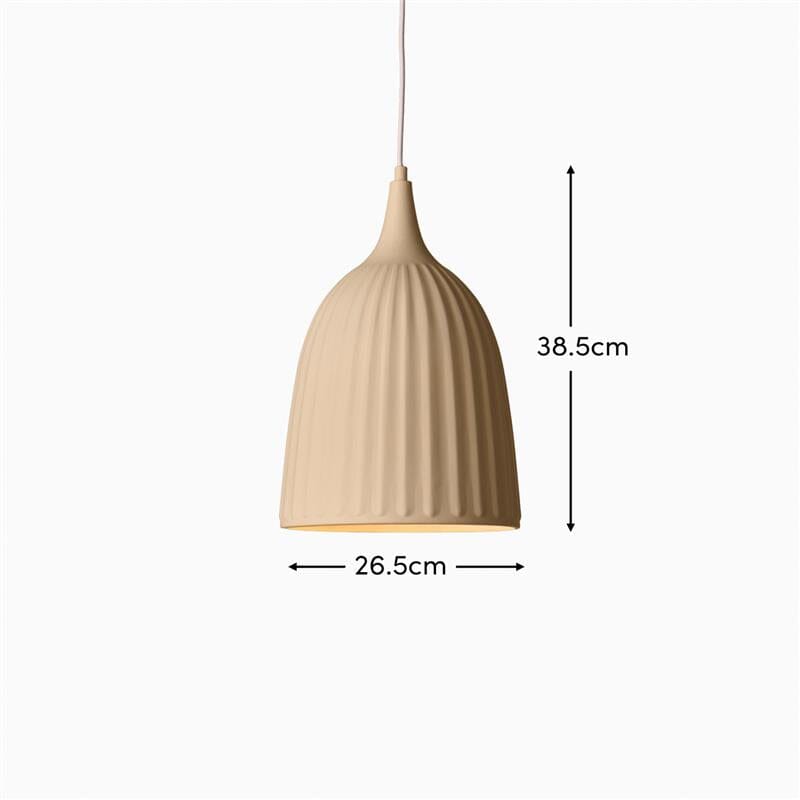 Lambeth 38.5cm Pendant Light - Off White