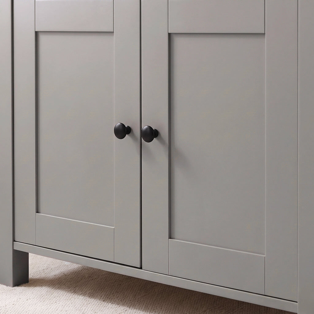 Bampton 2 Door Sideboard - Stone Grey