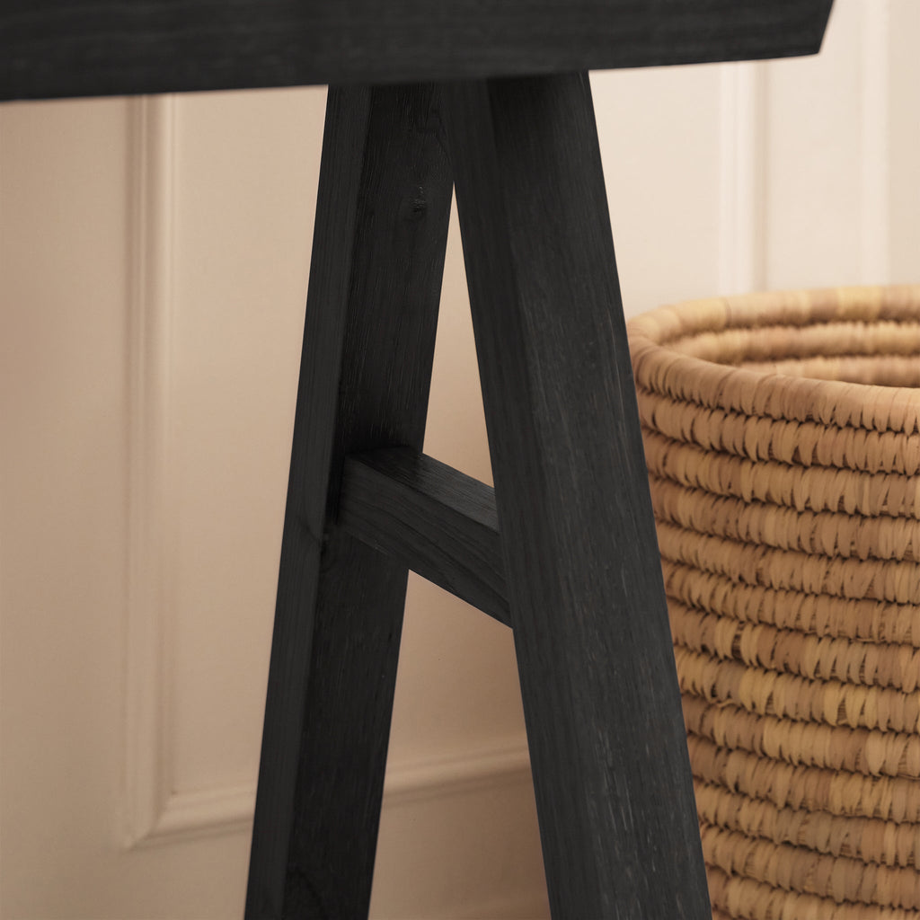 Sabina 100cm Rectangular Desk - Black Oak