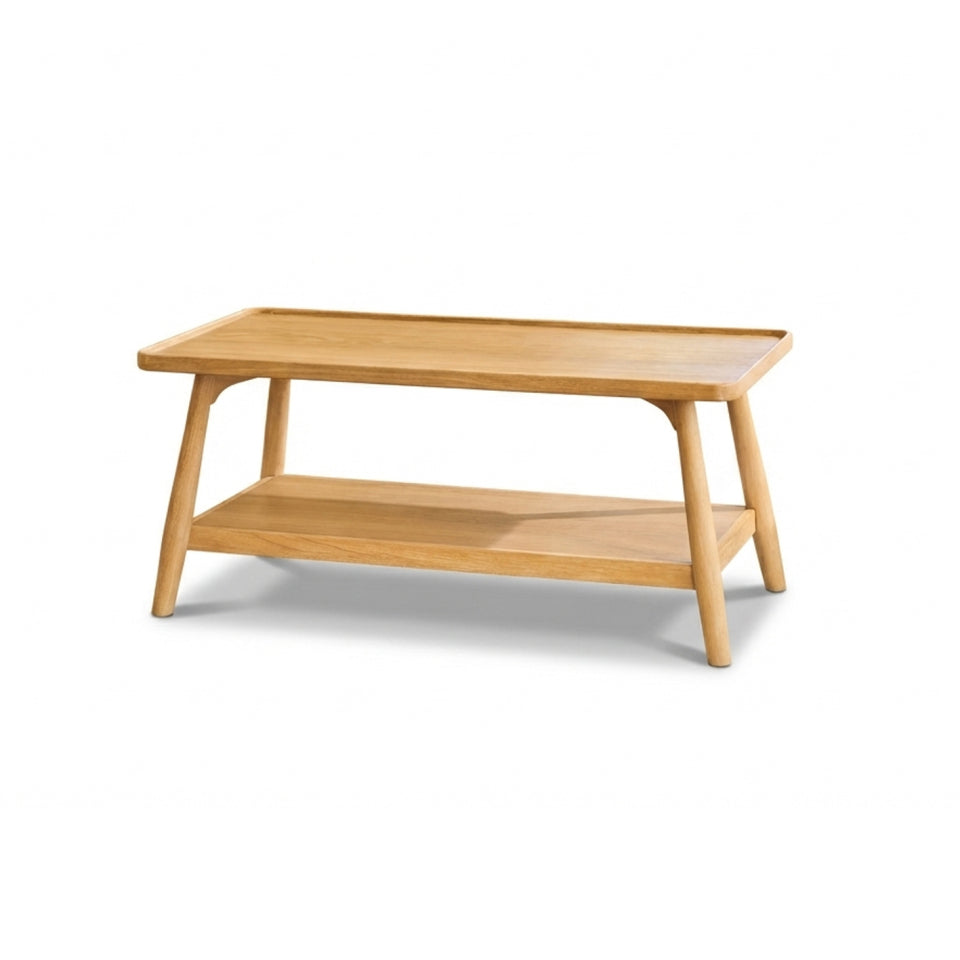 Tilly 100cm Rectangular Coffee Table - Whitewash Oak