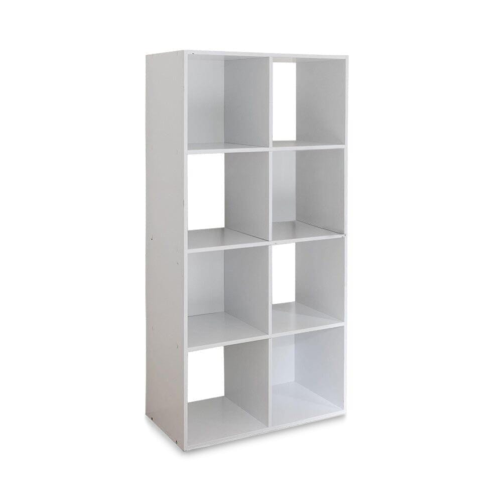 Cara 8 Cube Storage Unit in Chalk White
