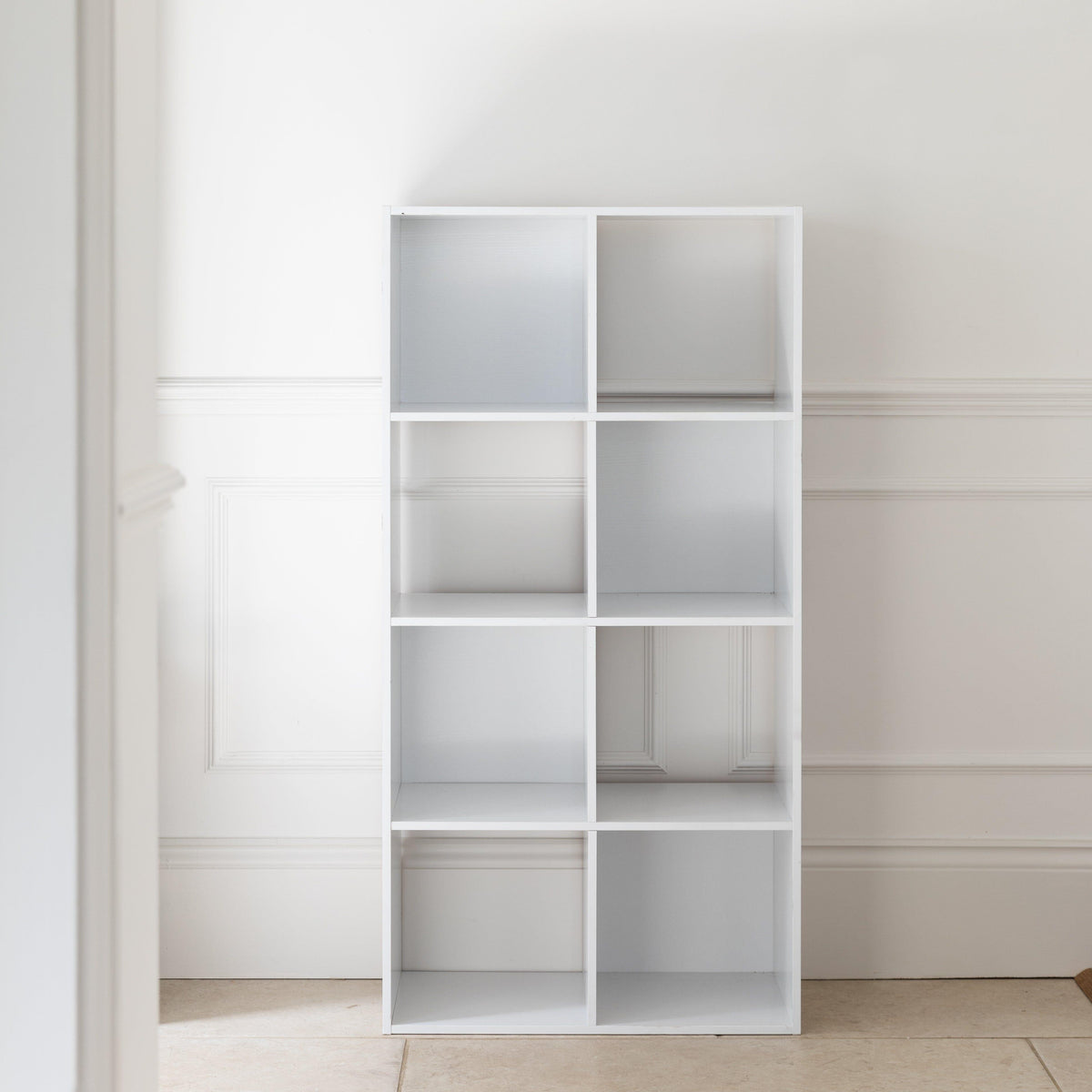 OUTLET - Cara 8 Cube Storage Unit in Chalk White