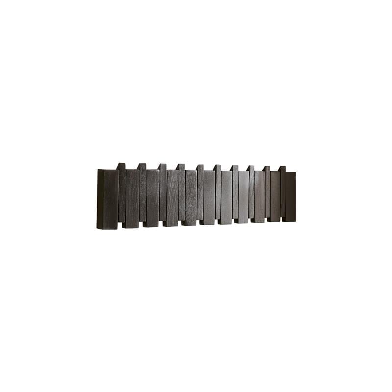 Lowell Wooden Folding Coat Rack - Black Oak