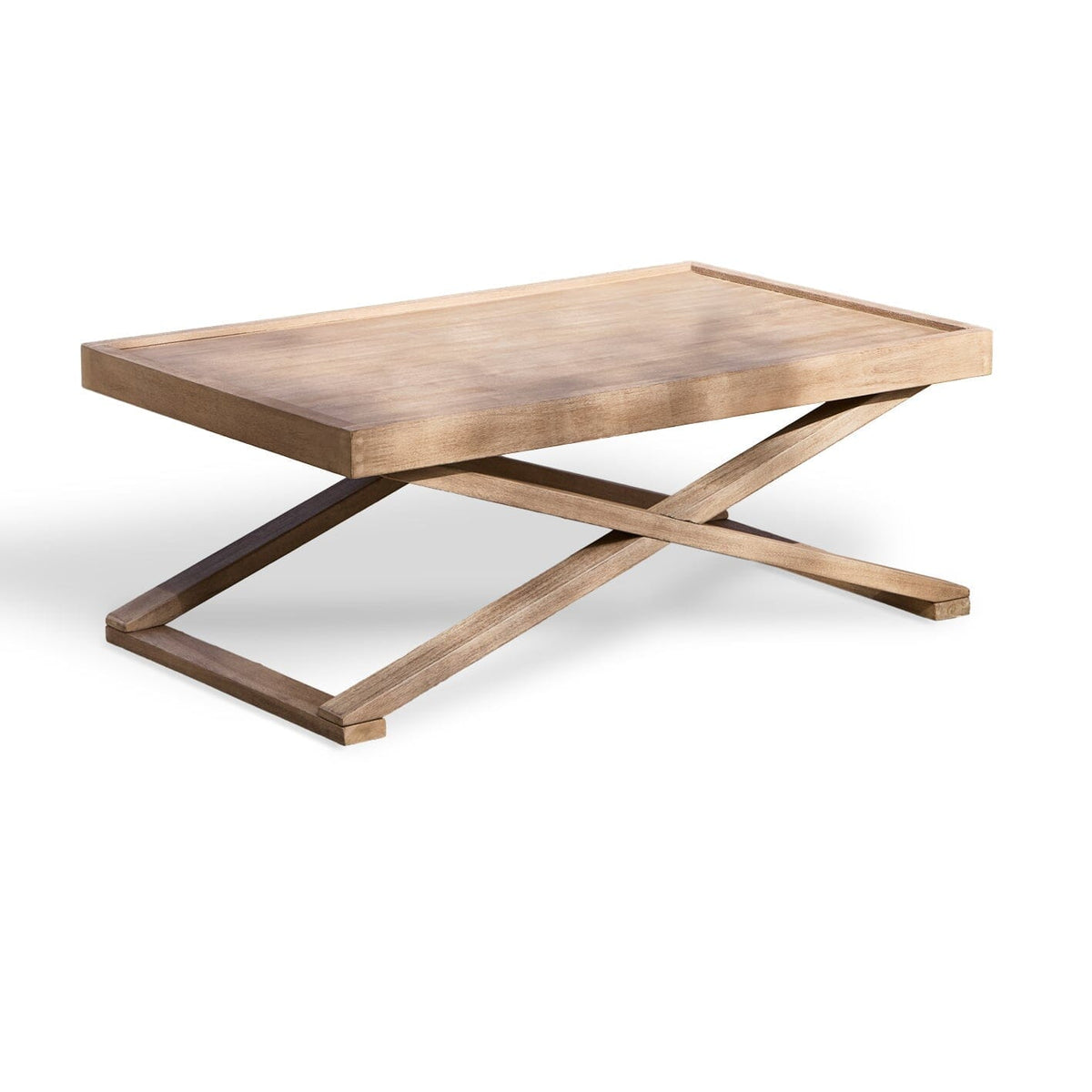 Akira 6 Seater Wooden Garden Corner Sofa with Akira Coffee Table
