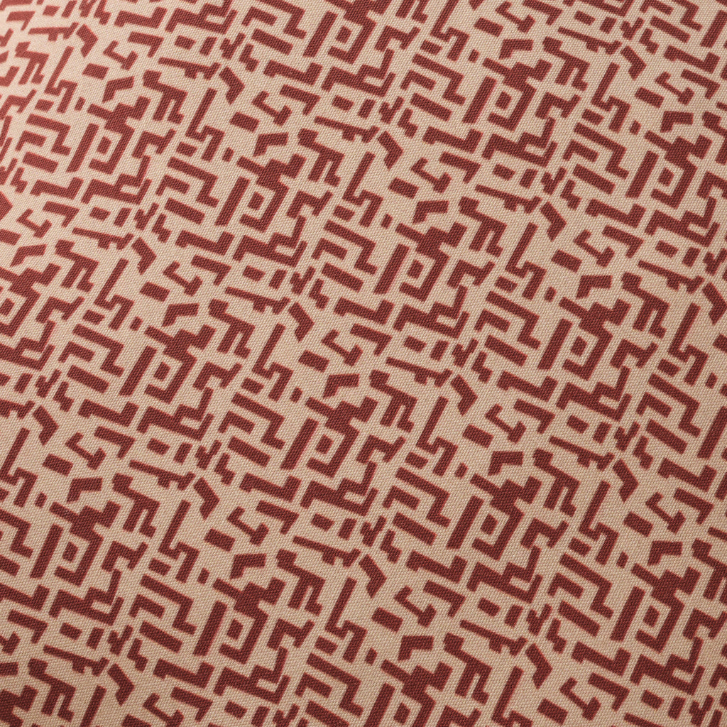 Aldeburgh 35x55cm Cushion Cover - Russet Red Abstract