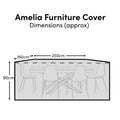 Outlet - Rectangular Rain Cover 250x160x90cm - Amelia 6 Seater with Wren or Ryder Chairs - Aspen 4-6 Seater - Oakley 4-6 Seater