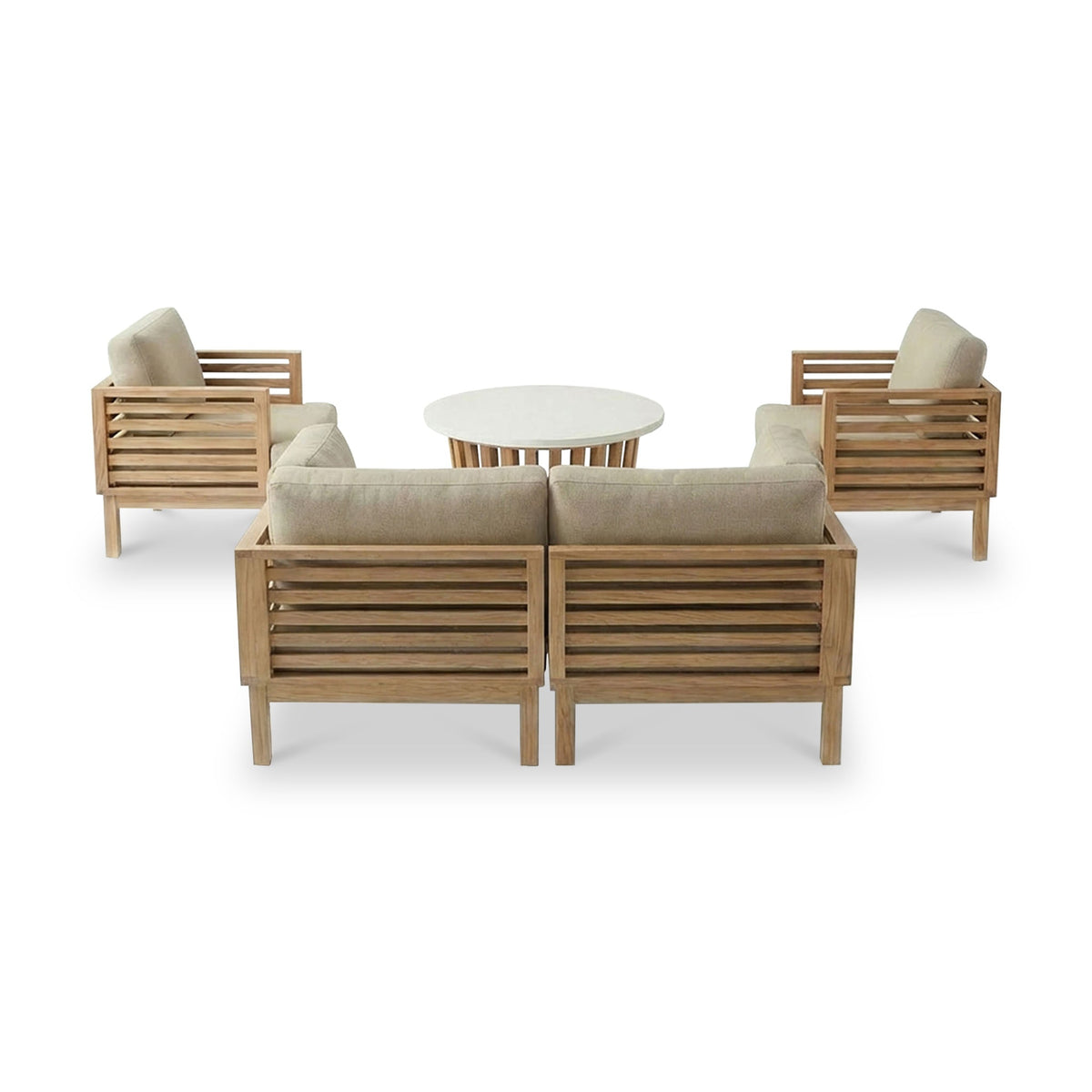 Amira 4 Seater Lounging Set with Coffee Table