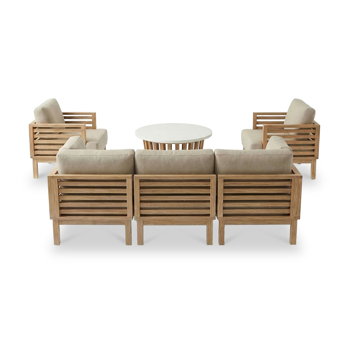 Amira 5 Seater Lounging Set with Coffee Table