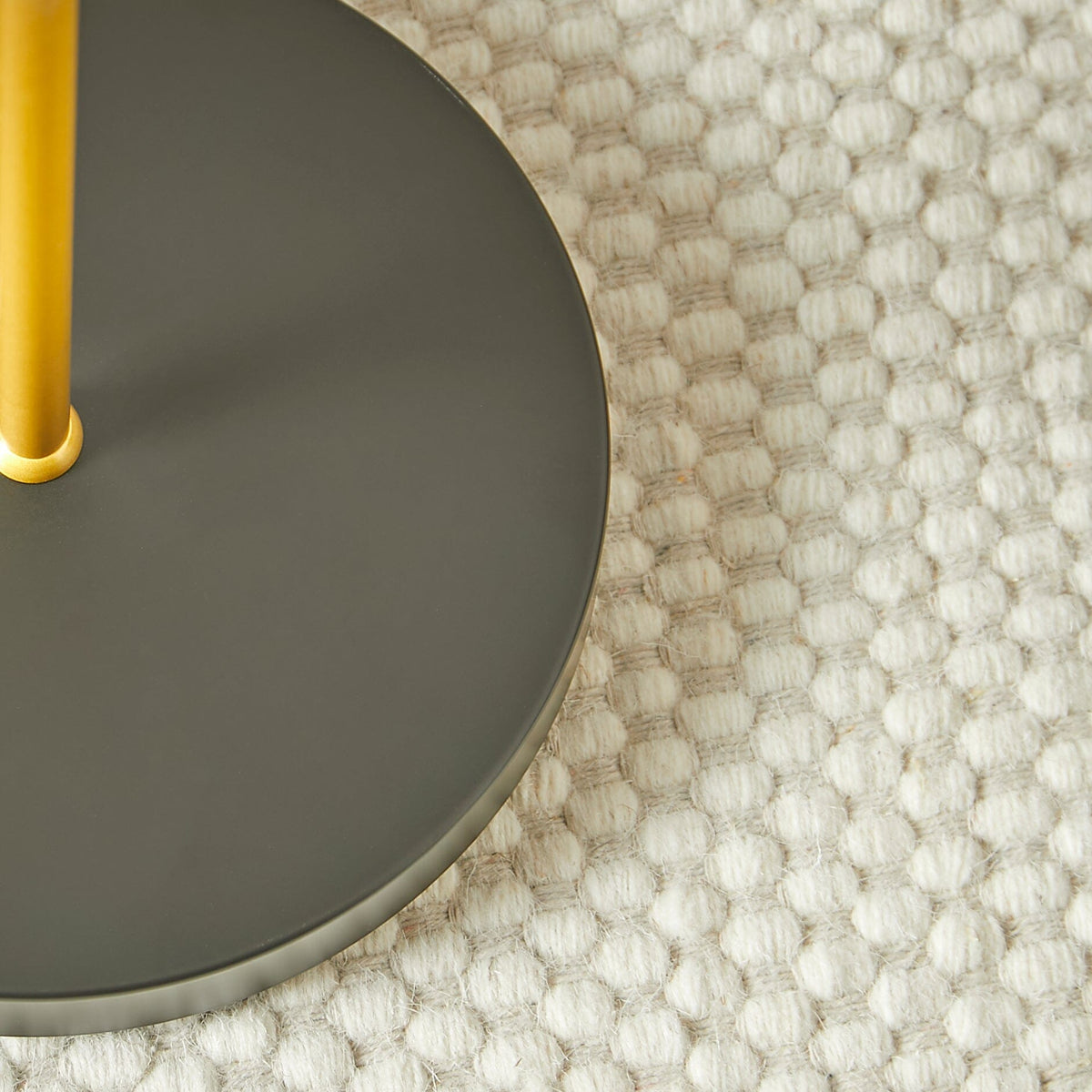 OUTLET - Atcham Clay/Natural Pebble Wool with Cotton Rug - 120 x 170cm