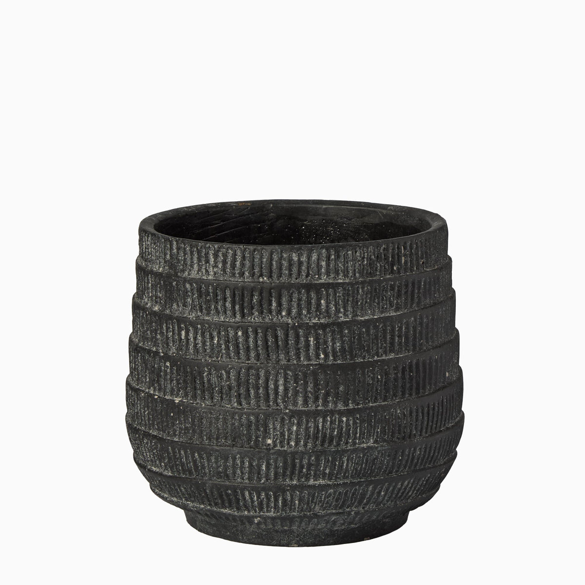 Abala Rustic Grey Cement Plant Pot
