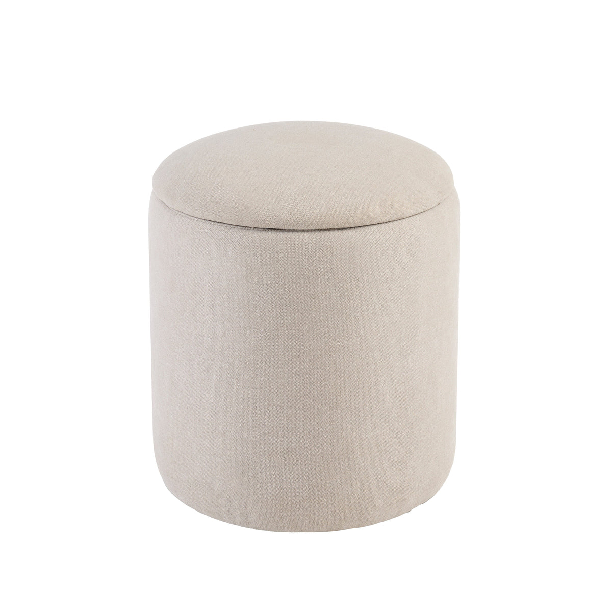 Abigail Storage Pouffe/Footstool - Soft Beige