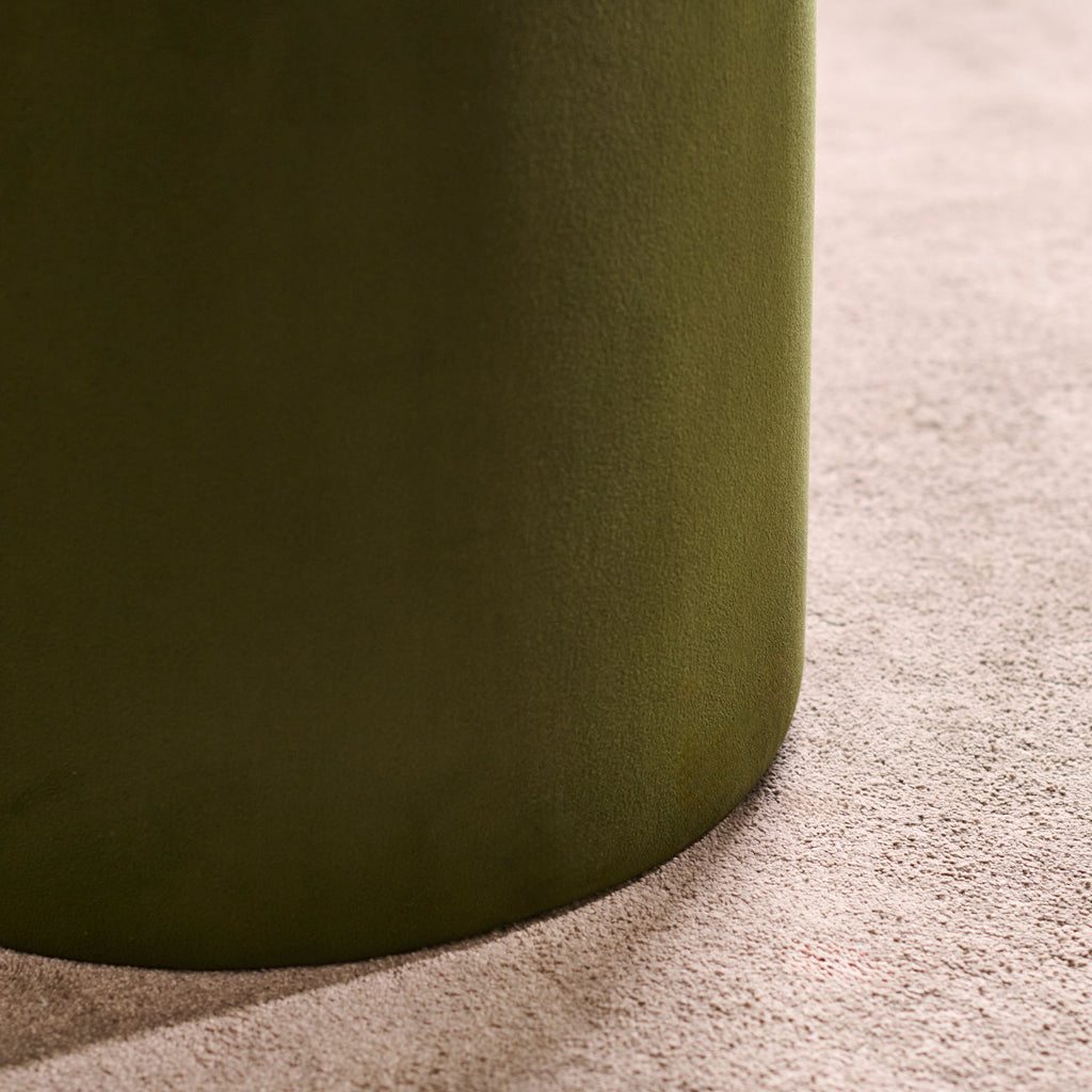 Abigail Storage Pouffe/Footstool - Fern Green