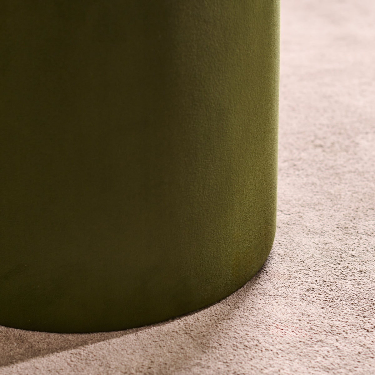 Abigail Storage Pouffe/Footstool - Fern Green