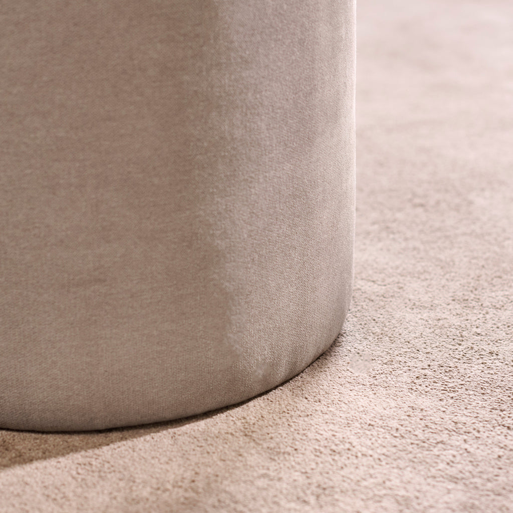 Abigail Storage Pouffe/Footstool - Soft Beige