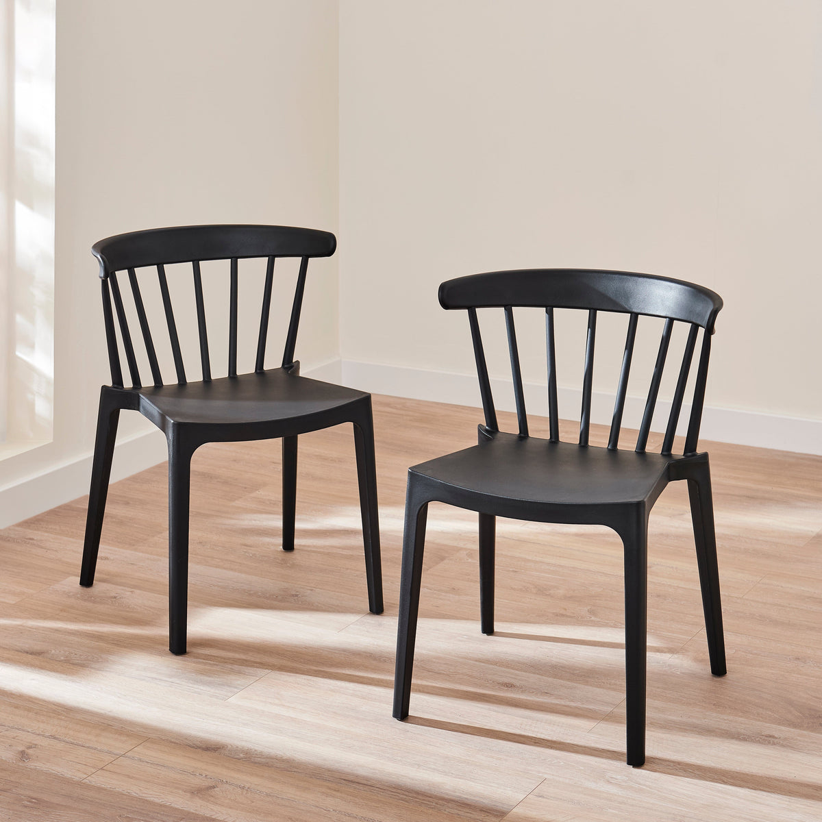 Agatha Black Dining Chairs - Set of 4