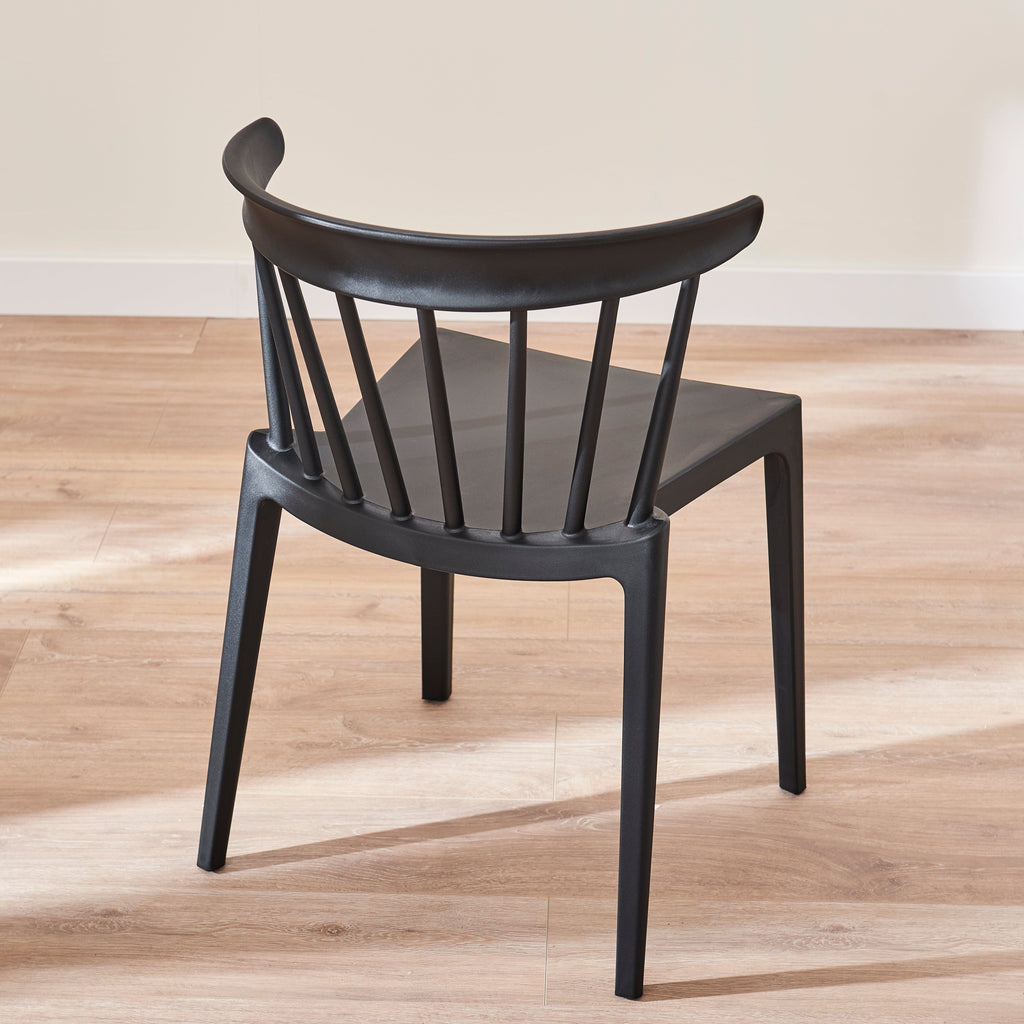 Agatha Black Dining Chairs - Set of 4