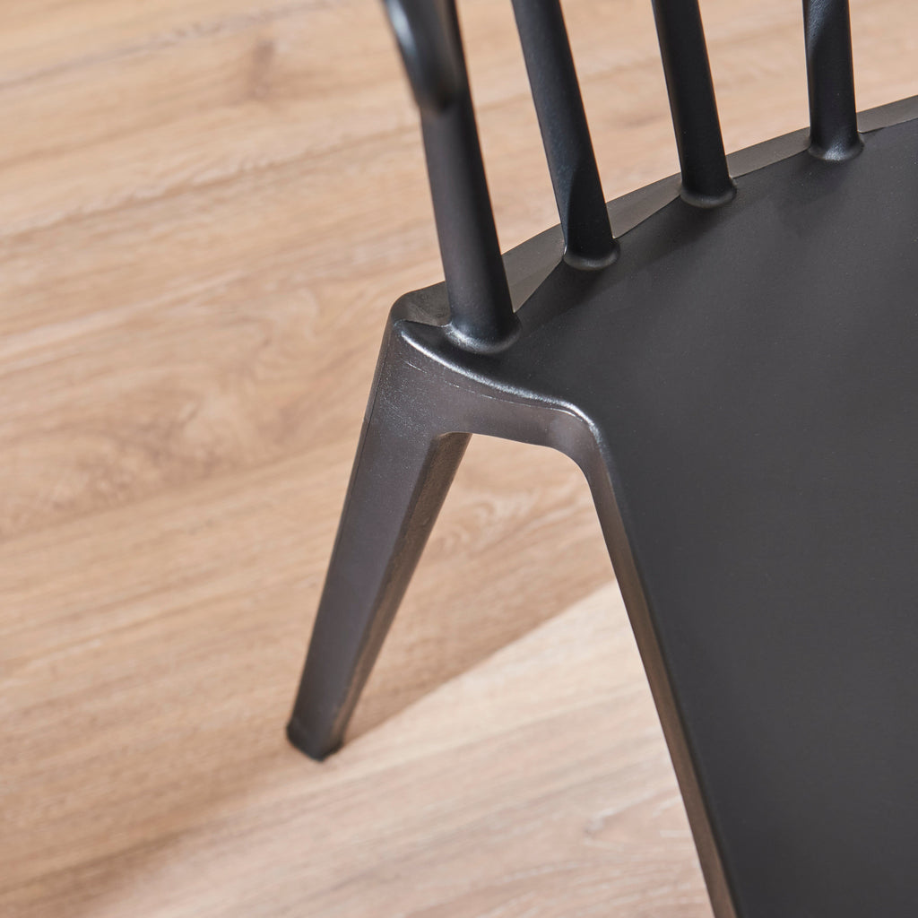 Agatha Black Dining Chairs - Set of 4