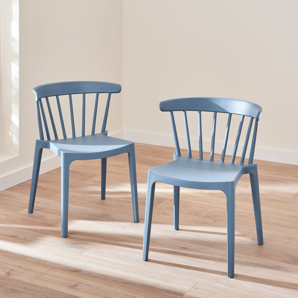 Agatha Blue Dining Chairs - Set of 4