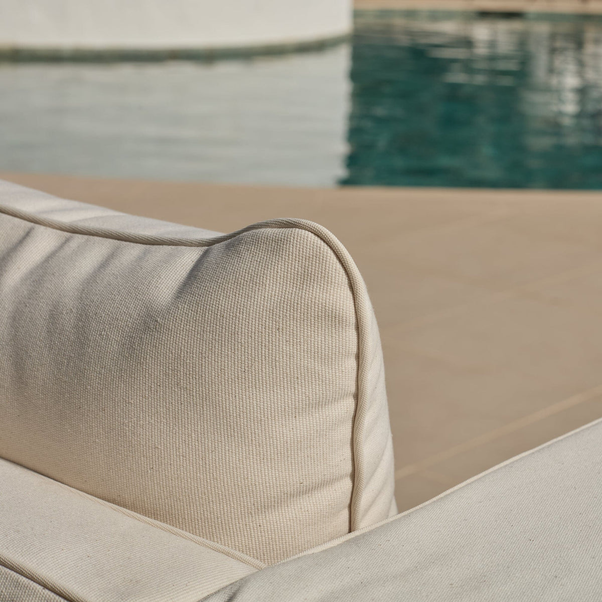 Akira 3 Seater Sofa Garden Cushion Covers - Linen