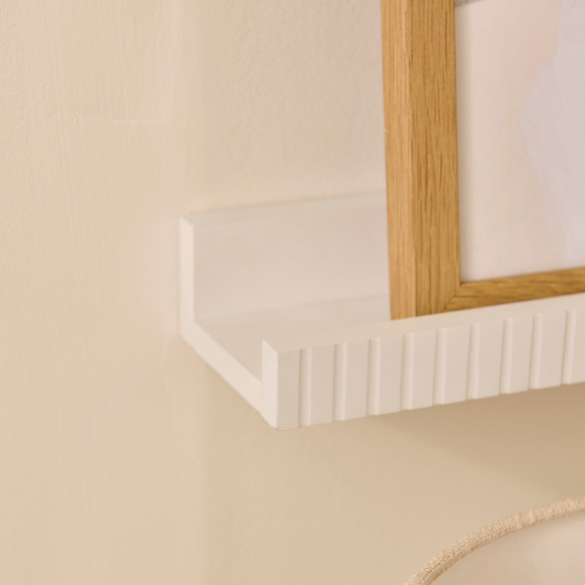 Alba 100cm Picture Ledge - White