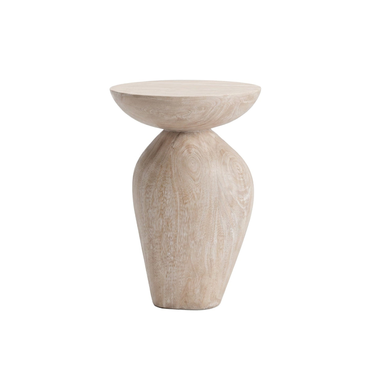 Alder 35cm Limewash Side Table