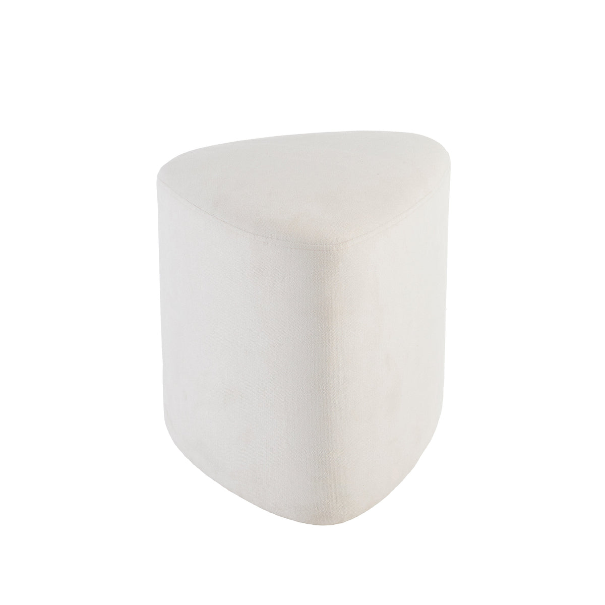 Alder Footstool - Ivory