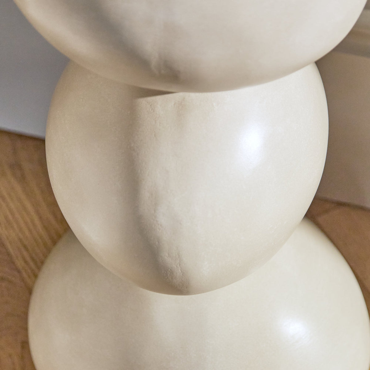 Alder 29cm Concrete Round Side Table - Sand