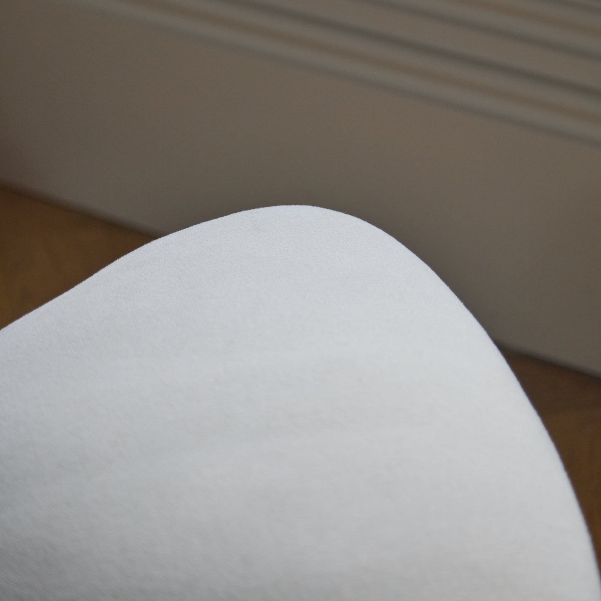 Alder Footstool - Ivory