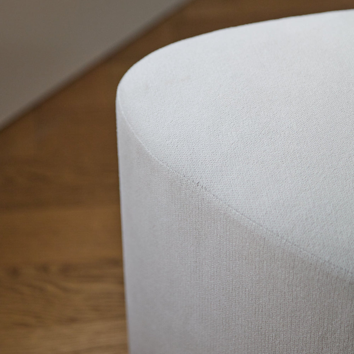 Alder Footstool - Ivory