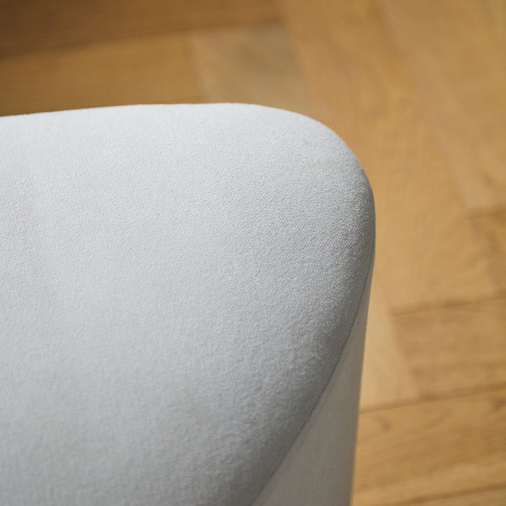 Alder Footstool - Ivory