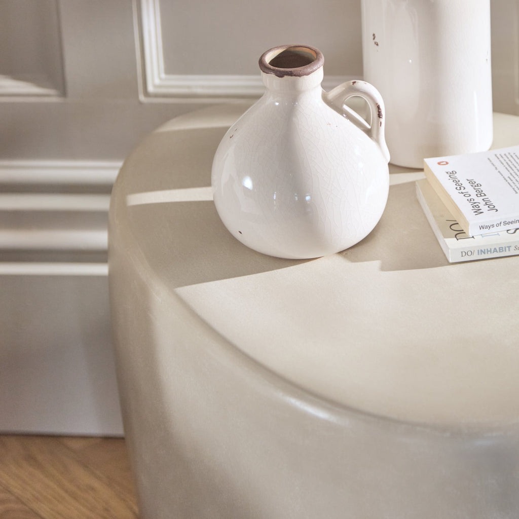 Alder Concrete Coffee Table - Sand