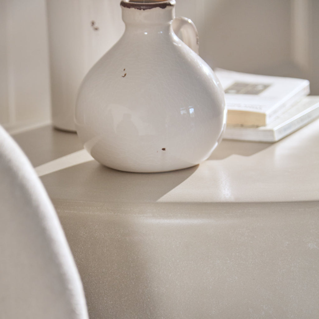 Alder Concrete Coffee Table - Sand